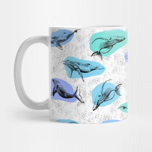 ink whales Mug